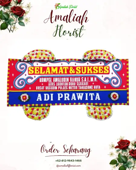 Papan Bunga Ucapan Selamat Ranji Wetan