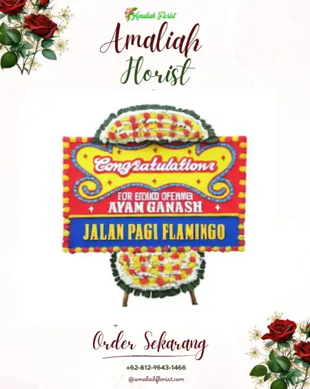 Sewa Papan Bunga Ranji Wetan